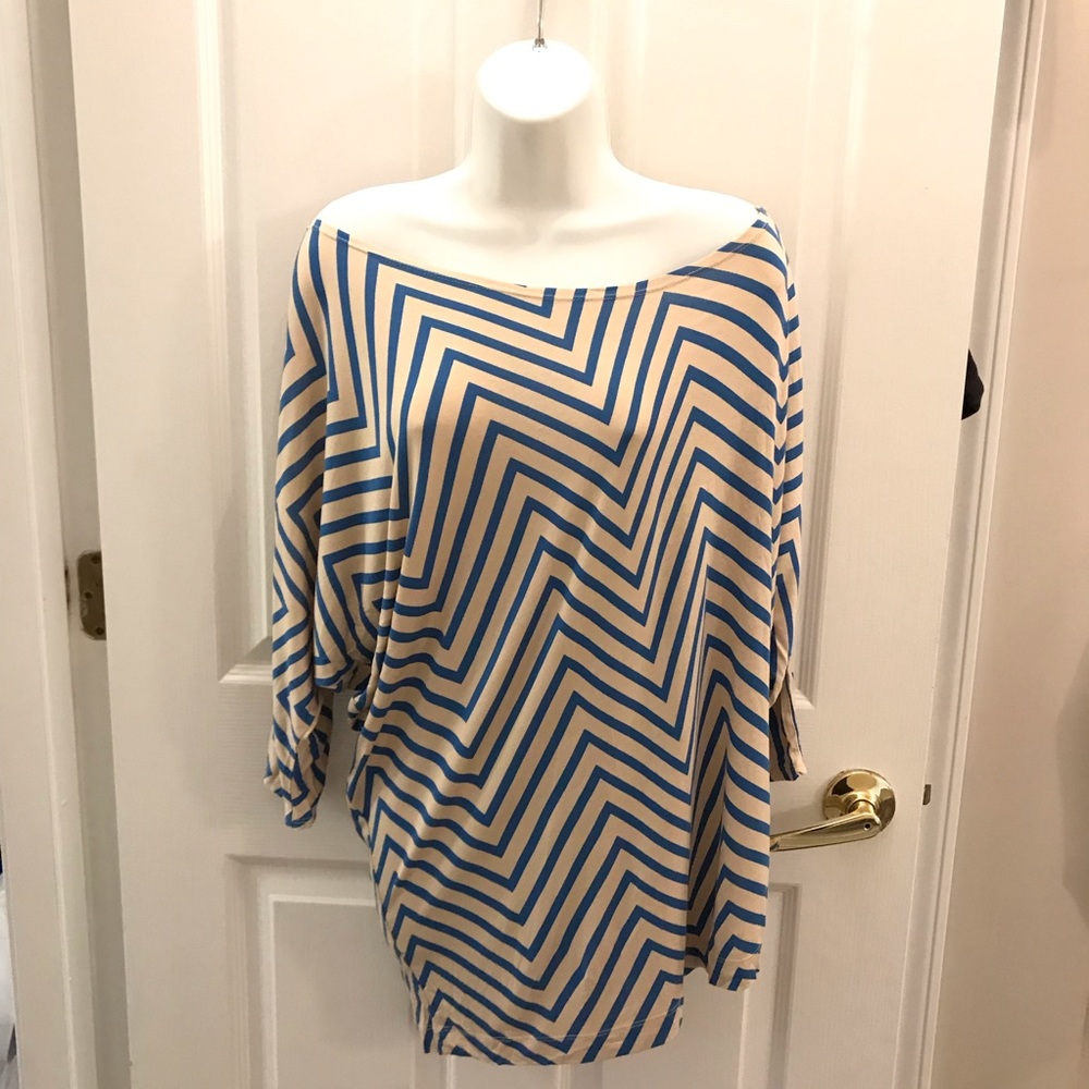 French Connection asymmetrical shirt, Size Medium